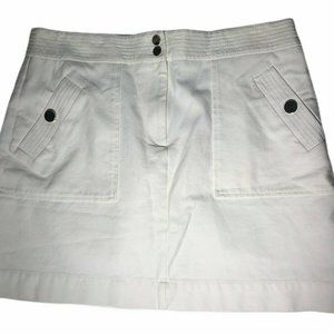 Ann Taylor LOFT White Skirt Womens Size 14